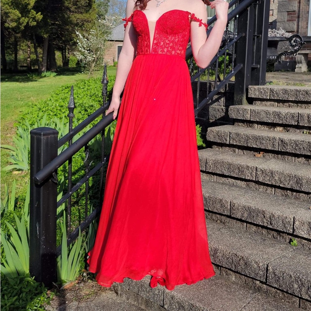 Sherri Hill No.54954 Red Size 2